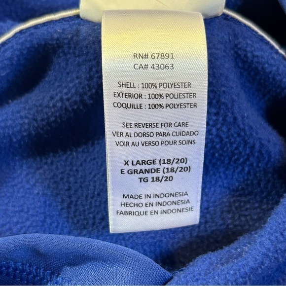 Youth Nike NY Giants NFL Property of Giants Hoodie Sweatshirt Blue XL (18/20) - Picture 7 of 12